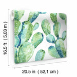 Prickly Pear Cactus Peel & Stick Wallpaper - EonShoppee