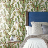 Prickly Pear Cactus Peel & Stick Wallpaper - EonShoppee