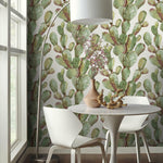Prickly Pear Cactus Peel & Stick Wallpaper - EonShoppee