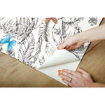 Butterfly Sketch Peel & Stick Wallpaper - EonShoppee
