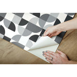 Mid-Century Geometric Peel & Stick Wallpaper - EonShoppee