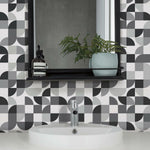 Mid-Century Geometric Peel & Stick Wallpaper - EonShoppee