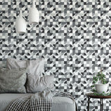 Mid-Century Geometric Peel & Stick Wallpaper - EonShoppee
