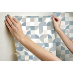 Mid-Century Geometric Peel & Stick Wallpaper - EonShoppee