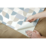 Mid-Century Geometric Peel & Stick Wallpaper - EonShoppee