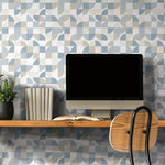 Mid-Century Geometric Peel & Stick Wallpaper - EonShoppee