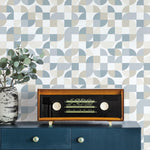 Mid-Century Geometric Peel & Stick Wallpaper - EonShoppee