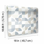 Mid-Century Geometric Peel & Stick Wallpaper - EonShoppee