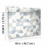 Mid-Century Geometric Peel & Stick Wallpaper - EonShoppee
