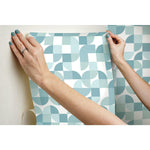Mid-Century Geometric Peel & Stick Wallpaper - EonShoppee