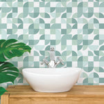 Mid-Century Geometric Peel & Stick Wallpaper - EonShoppee