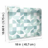 Mid-Century Geometric Peel & Stick Wallpaper - EonShoppee