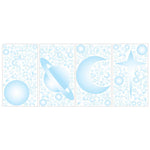 Celestial Stars And Planets Glow In The Dark Wall Decals - EonShoppee