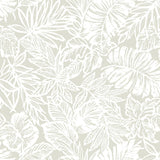 Batik Tropical Leaf Peel & Stick Wallpaper - EonShoppee