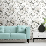 Watercolor Floral Bouquet Peel & Stick Wallpaper - EonShoppee