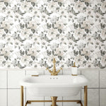 Watercolor Floral Bouquet Peel & Stick Wallpaper - EonShoppee