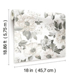 Watercolor Floral Bouquet Peel & Stick Wallpaper - EonShoppee