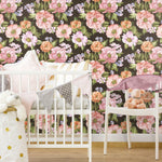 Watercolor Floral Bouquet Peel & Stick Wallpaper - EonShoppee