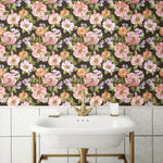 Watercolor Floral Bouquet Peel & Stick Wallpaper - EonShoppee