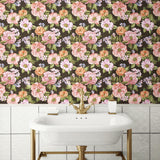 Watercolor Floral Bouquet Peel & Stick Wallpaper - EonShoppee