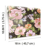 Watercolor Floral Bouquet Peel & Stick Wallpaper - EonShoppee
