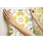 Cottage Garden Kaleidoscope Peel & Stick Wallpaper - EonShoppee