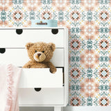 Cottage Garden Kaleidoscope Peel & Stick Wallpaper - EonShoppee