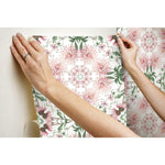 Cottage Garden Kaleidoscope Peel & Stick Wallpaper - EonShoppee