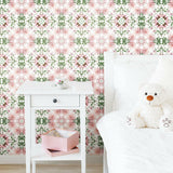 Cottage Garden Kaleidoscope Peel & Stick Wallpaper - EonShoppee