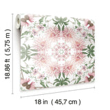 Cottage Garden Kaleidoscope Peel & Stick Wallpaper - EonShoppee