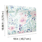 Clara Jean April Showers Peel & Stick Wallpaper - EonShoppee