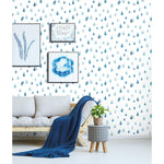 Clara Jean Raindrops Peel & Stick Wallpaper - EonShoppee