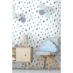 Clara Jean Raindrops Peel & Stick Wallpaper - EonShoppee