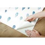 Clara Jean Raindrops Peel & Stick Wallpaper - EonShoppee