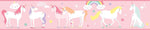 Magical Unicorn Peel And Stick Wall Border Wallpaper Decor - EonShoppee