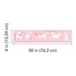Magical Unicorn Peel And Stick Wall Border Wallpaper Decor - EonShoppee