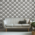 Hygge Fern Damask Peel & Stick Wallpaper - EonShoppee
