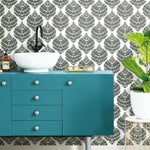 Hygge Fern Damask Peel & Stick Wallpaper - EonShoppee