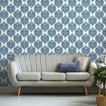 Hygge Fern Damask Peel & Stick Wallpaper - EonShoppee