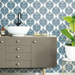 Hygge Fern Damask Peel & Stick Wallpaper - EonShoppee