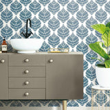 Hygge Fern Damask Peel & Stick Wallpaper - EonShoppee