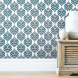 Hygge Fern Damask Peel & Stick Wallpaper - EonShoppee