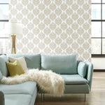 Hygge Fern Damask Peel & Stick Wallpaper - EonShoppee