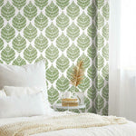 Hygge Fern Damask Peel & Stick Wallpaper - EonShoppee