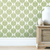 Hygge Fern Damask Peel & Stick Wallpaper - EonShoppee