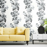RoomMates Watercolor Floral Stripe Peel & Stick Wallpaper - EonShoppee