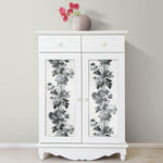 RoomMates Watercolor Floral Stripe Peel & Stick Wallpaper - EonShoppee