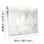 RoomMates Prismatic Geo Peel & Stick Wallpaper - EonShoppee