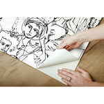 RoomMates Vogue Sketches Peel & Stick Wallpaper - EonShoppee
