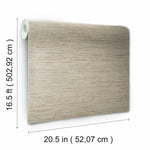 Faux Grasscloth Peel & Stick Wallpaper - EonShoppee